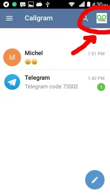 Callgram android App screenshot 4